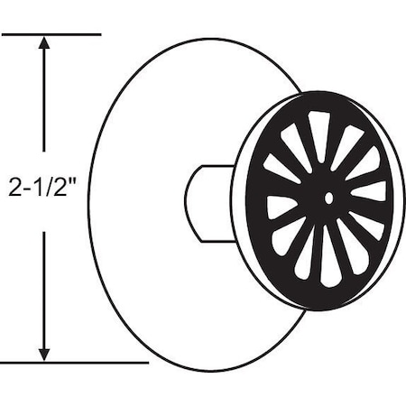 Strybuc Door Knob and Back Plate 8-258